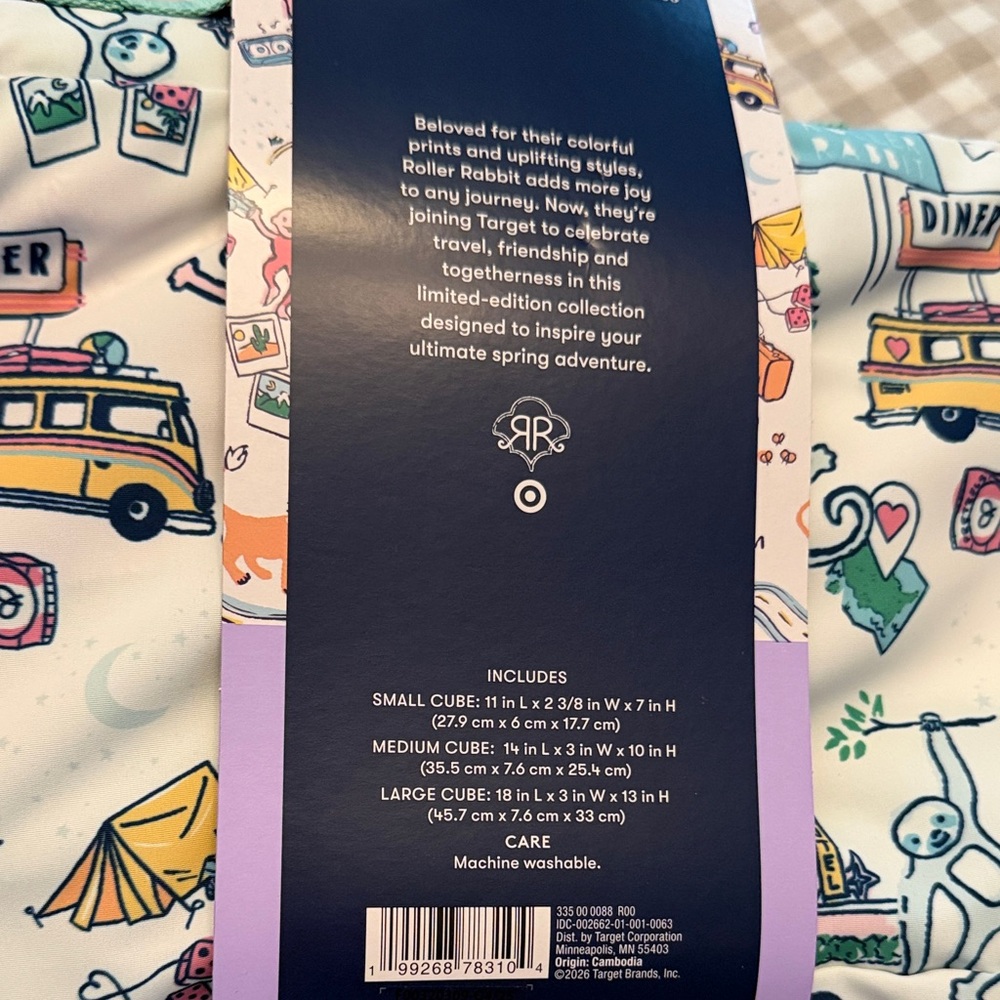 Target Roller Rabbit Packing Cube Set - Picture 3 of 3